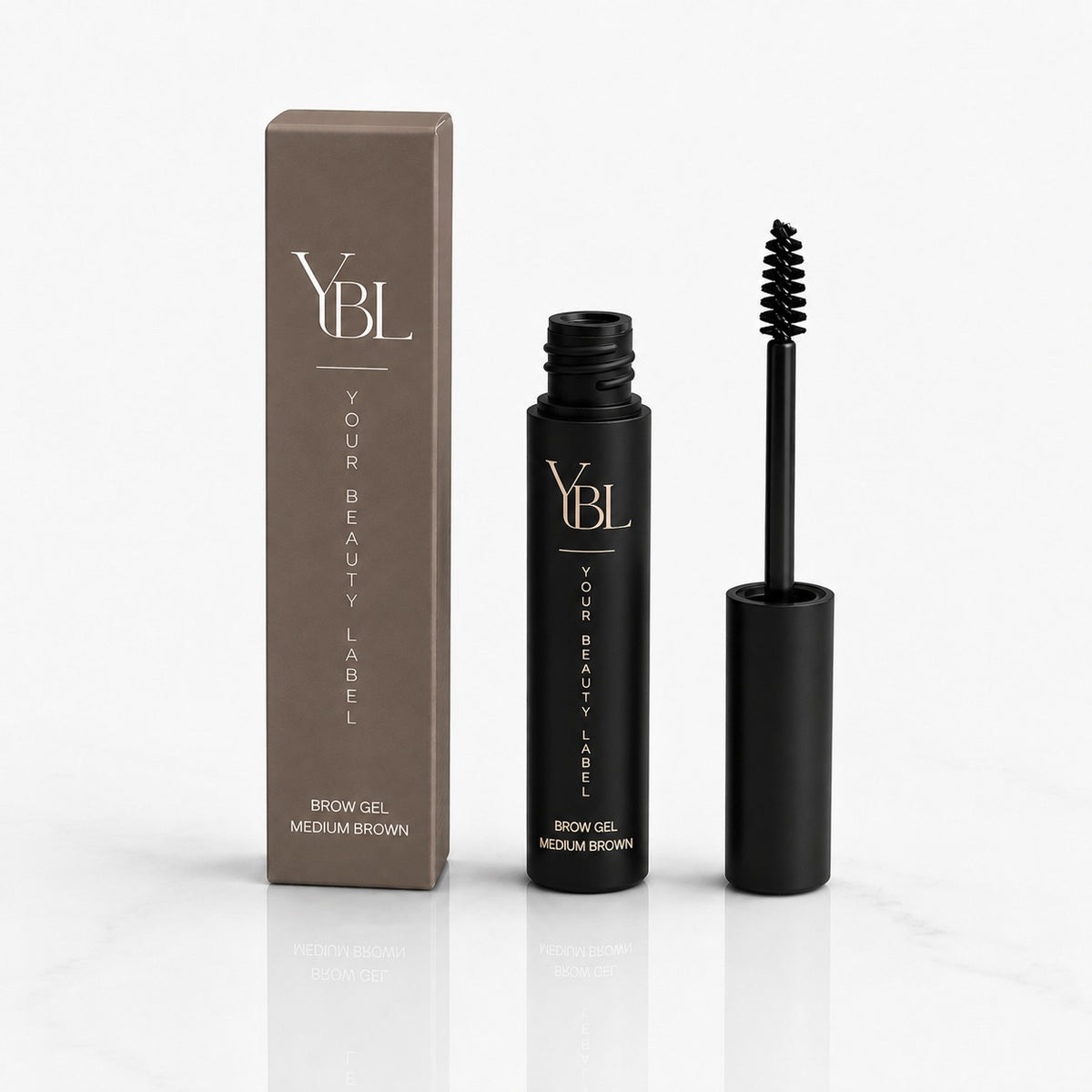 Brow gel colored 5ML - medium brown