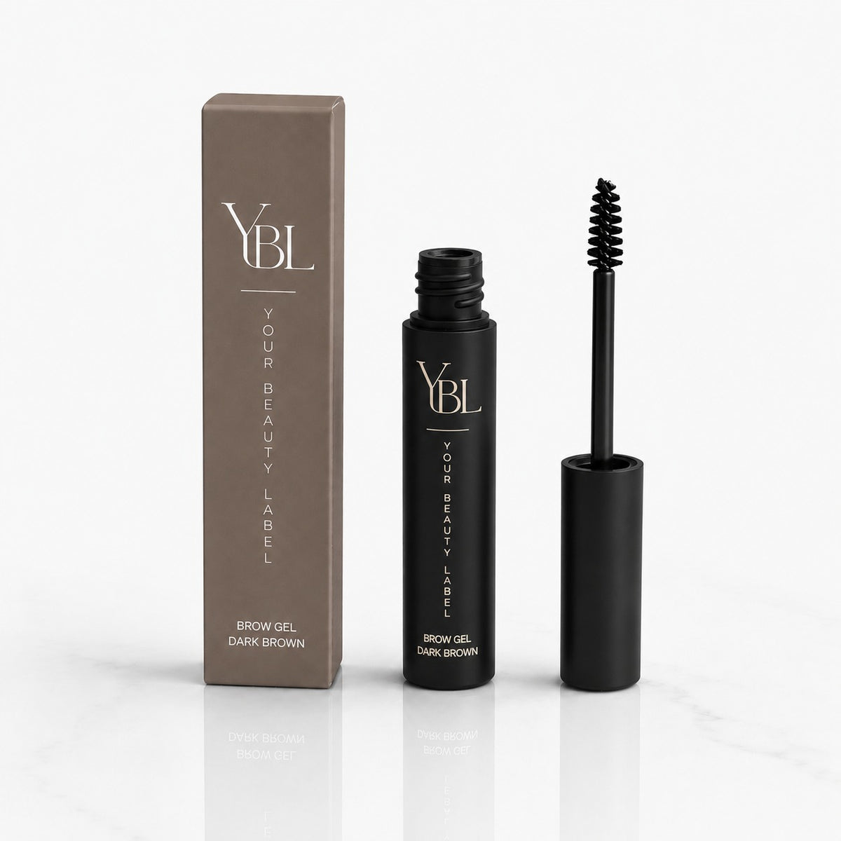 Brow gel colored 5ML - dark brown